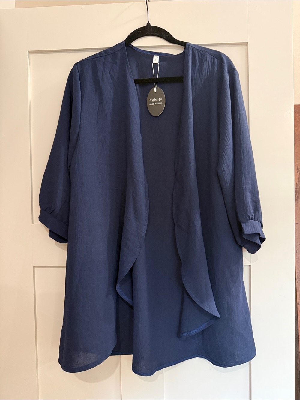NWT Navy Open-Front Lightweight Women’s Cardigan/Cover up